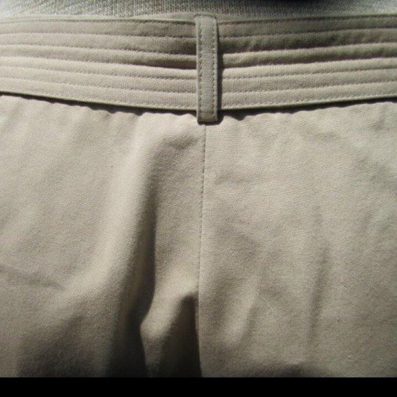 Size 12 BALLY COTTON khaki PANTS with BELT - EXTREMELY RARE AND UNUSUAL FIND!! - Picture 7 of 12